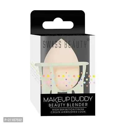 Swiss Beauty Makeup Buddy Beauty Blender for Face Makeup | Reusable | Multi-Use Beauty Blender | Shade - 02-thumb0
