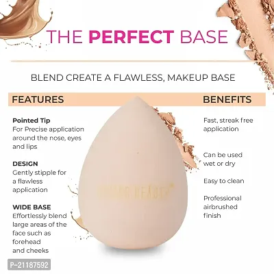 Swiss Beauty Makeup Buddy Beauty Blender for Face Makeup | Reusable | Multi-Use Beauty Blender | Shade - 02-thumb2