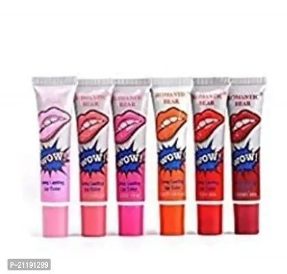 GFF Romantic Bear Lip Stain Waterproof Long Lasting Lip Gloss Matte Liquid Lipstick (6 COLORS)