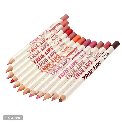 12 Colors/Set Lip Liner Sexy Lips Pencil Matte Soft Lipstick Pencil Matt Nude Lipsliner Pen Beauty Makeup Tool Cosmetics