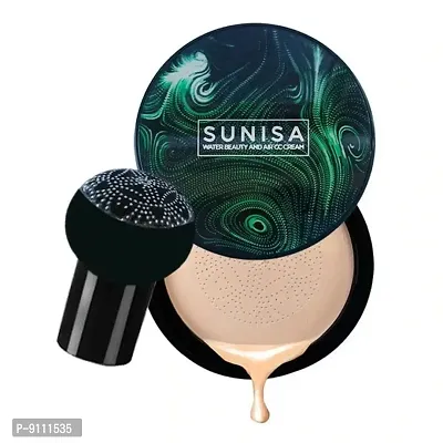 Sunisa Lightweight Concealer Mushroom Pad Foundation Long-lasting Makeup-thumb0