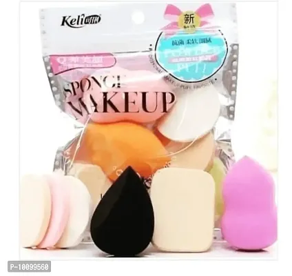 Blender Cosmetic Makeup Sponge With Storage Box For Face Makeup | Foundation Blending Beauty Sponge, Flawless for Liquid, Cream, Foundation  Powder | Makeup Sponge-thumb0