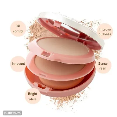 Flawless Matte Complexion Compact Powder, Melon, Absorbs Oil, Conceals  Gives Radiant Skin - All Day Matte Finish Face Makeup-thumb0