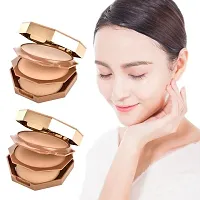 Flawless Matte Complexion Compact Powder, Melon, Absorbs Oil, Conceals  Gives Radiant Skin - All Day Matte Finish Face Makeup-thumb1