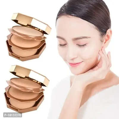 Flawless Matte Complexion Compact Powder, Melon, Absorbs Oil, Conceals  Gives Radiant Skin - All Day Matte Finish Face Makeup-thumb2