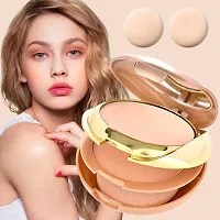 Flawless Matte Complexion Compact Powder, Melon, Absorbs Oil, Conceals  Gives Radiant Skin - All Day Matte Finish Face Makeup-thumb1