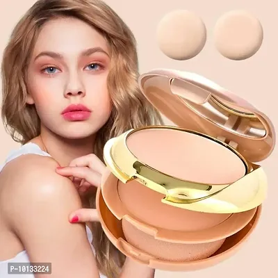 Flawless Matte Complexion Compact Powder, Melon, Absorbs Oil, Conceals  Gives Radiant Skin - All Day Matte Finish Face Makeup-thumb2