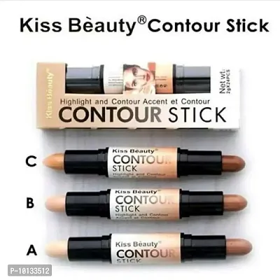 Professional Highlighter And Contour Stick Highlighter Concealer for All Types of Makeup - Multicolor