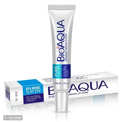 Original Bioaqua 30g Acne Treatment Blackhead Remova Cream Oil Control Shrink Pores Acne Scar Remove Face Care Whitening-thumb0