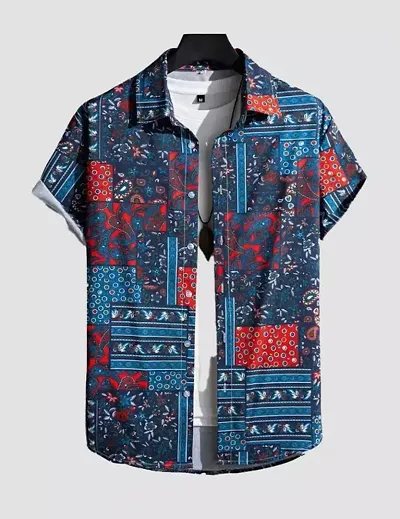 Fancy Lycra Casual Shirts For Men