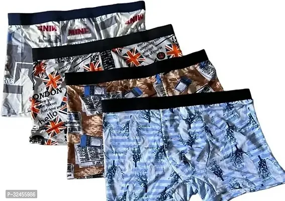 Stylish Multicoloured Polyester Blend Printed Trunk For Men Pack Of 2-thumb4