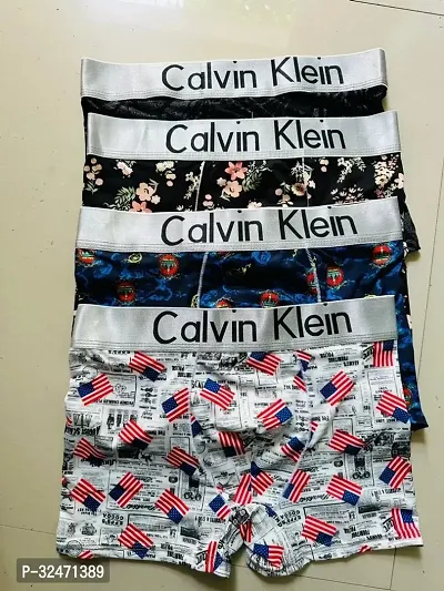 Printed Men's Cotton Trunks pack of 3