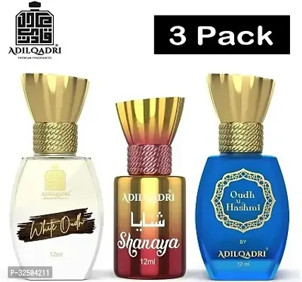 Shanaya, White Oudh, Oudh Al Hashmi Attar Combo Pack - 3