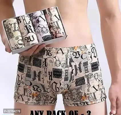 Trendy Multicolor Printed Trunk for Men Pack of 3