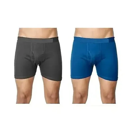 Stylish Solid Trunks for Men Pack of 2