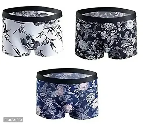 Stylish Nylon Printed Trunk for Men, Pack of 3-thumb0