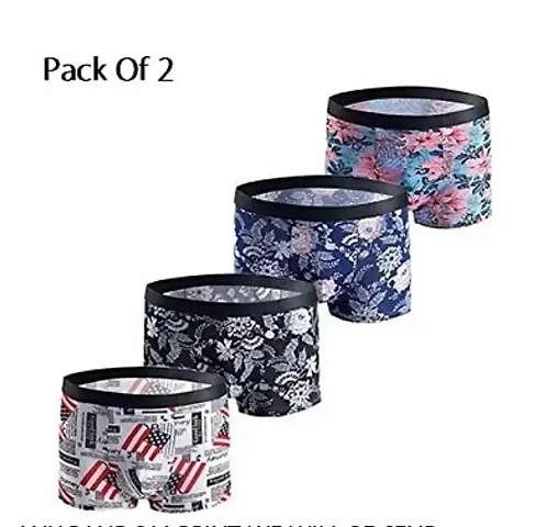 Classic Nylon Trunks for Men, Pack of 2