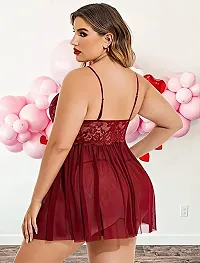 Women Babydoll Sleepwear Lingerie Night Dress-thumb2