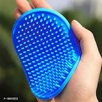 Yuppy Puppy Pet Grooming Accessories Puppies Dog And Cat Soft Hand Rubber Shampoo Brush For Massage And Cleaning Hair And Fur Lice Remover For Clean Coat Dogs Puppy Pets