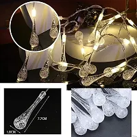 Fairy Water Drop String Ball Light  14LED Outdoor String Lights Waterproof Crystal Water Drop Fairy Lights, Decoration Lighting for Diwali,Home, Garden, Christmas,(Plug-in)-thumb1