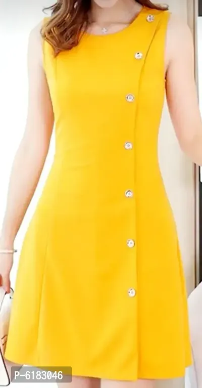 Trendy Attractive Rayon Dress for Women-thumb0