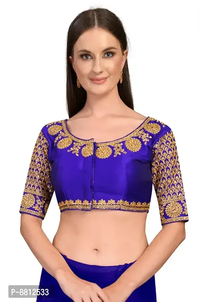 Classic Banglori Silk Embroidered Blouses for Women-thumb0