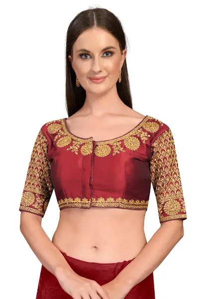 Banglori Silk Embroidered Stitched Blouses