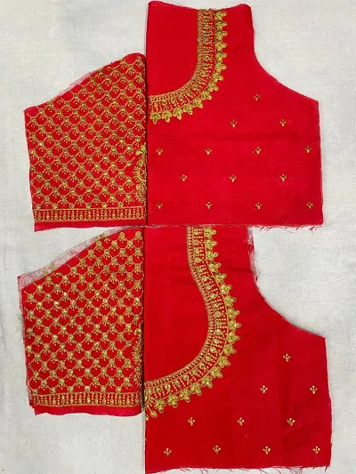 Classic Banglori Silk Embroidered Blouse Fabric