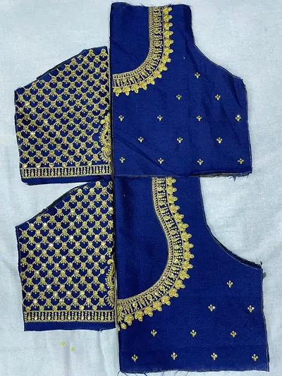 Classic Banglori Silk Embroidered Blouse Fabric