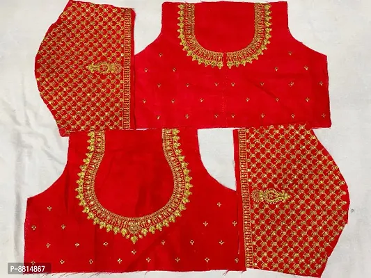 Classic Banglori Silk Embroidered Blouses for Women-thumb0