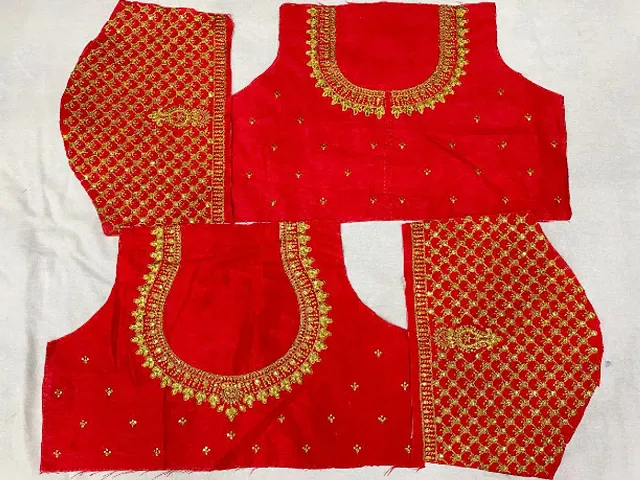 Classic Banglori Silk Embroidered Blouse Fabric