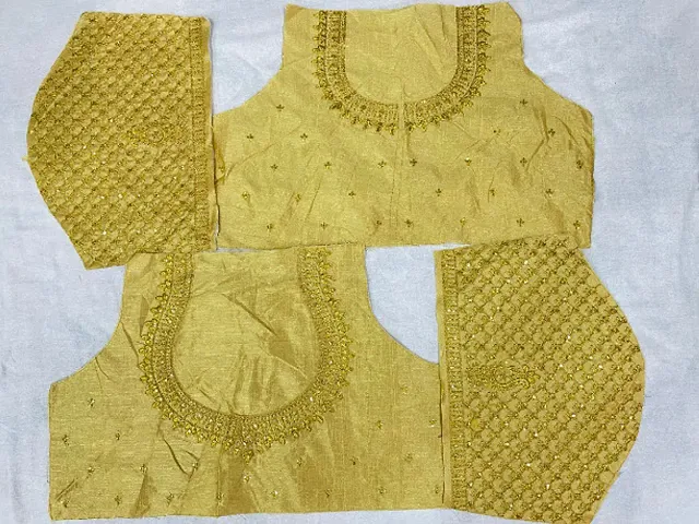 Classic Banglori Silk Embroidered Blouse Fabric