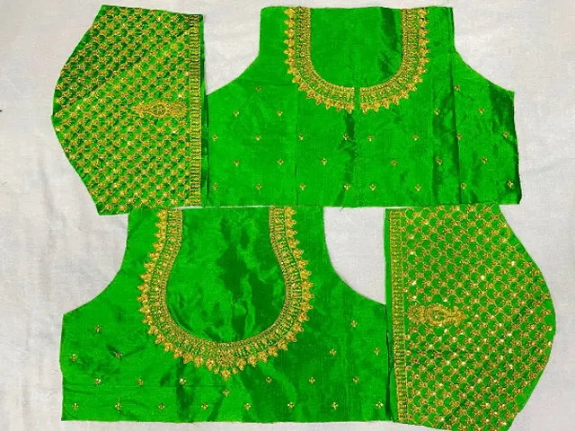 Classic Banglori Silk Embroidered Blouse Fabric