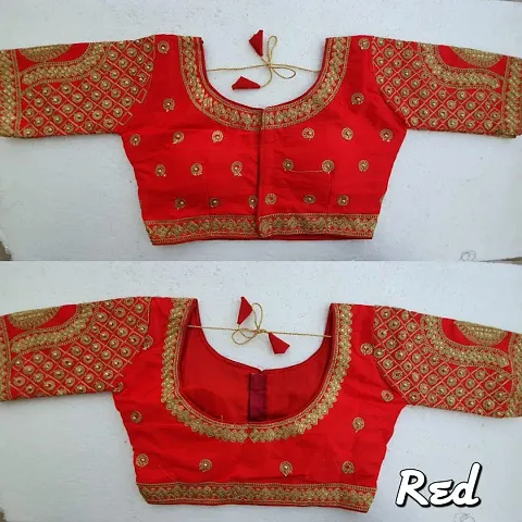 Classic Banglori Silk Embroidered Blouses for Women