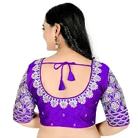 Phantom Silk Zari Embroidered Stitched Blouses-thumb1