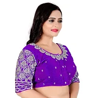 Phantom Silk Zari Embroidered Stitched Blouses-thumb2