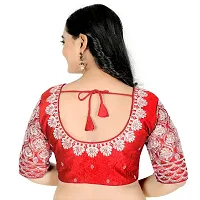 Phantom Silk Zari Embroidered Stitched Blouses-thumb1