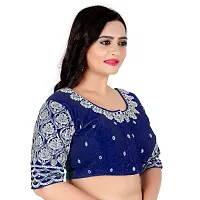 Phantom Silk Zari Embroidered Stitched Blouses-thumb2