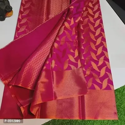 Fancy Art Silk Saree with Blouse Piece for Women-thumb0