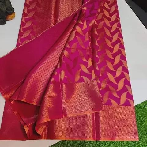 Fancy Art Silk Saree with Blouse Piece for Women