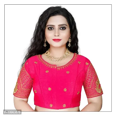 Heavy banglory Silk Zari Embroidered Stitched Blouses-thumb0