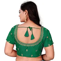 Heavy banglory Silk Zari Embroidered Stitched Blouses-thumb1