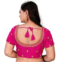 Heavy banglory Silk Zari Embroidered Stitched Blouses-thumb1