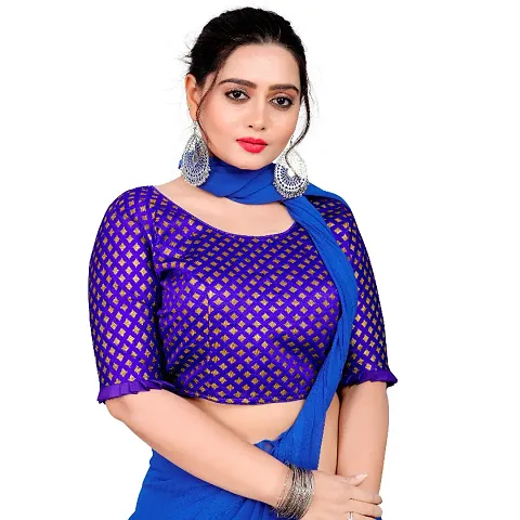 Jacquard Readymade Blouse For Women