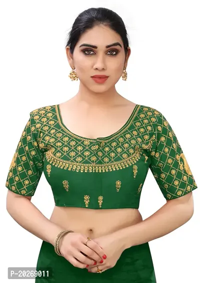 Heavy banglory Silk Zari Embroidered Stitched Blouses