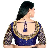 Embroidered readymade blouse for women-thumb1