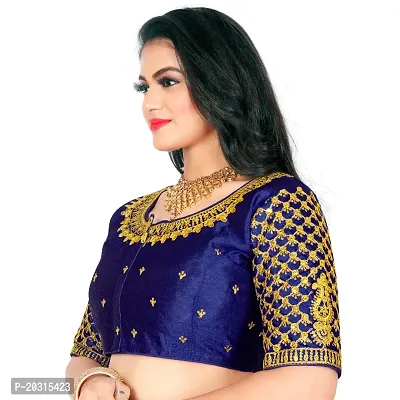 Embroidered readymade blouse for women-thumb3