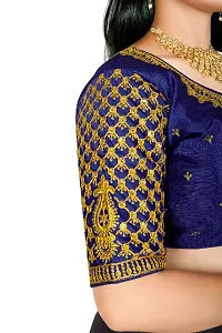 Embroidered readymade blouse for women-thumb3