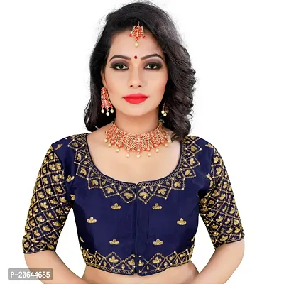 Classic Banglori Silk Embroidered Blouses for Women-thumb0