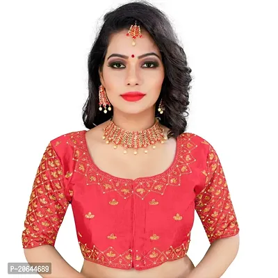 Classic Banglori Silk Embroidered Blouses for Women-thumb0